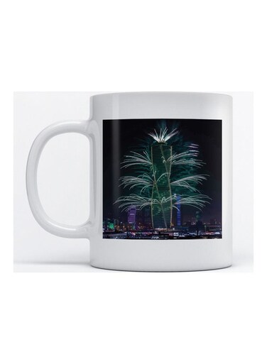 Mug Fireworks for Coffee and Tea White
