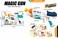 2-in-1 Magic Gun Soft Foam Ball &amp; Water Blaster Toy Gun with Soft Foam Balls, Dual Function Blaster, Manual Pump Action, Indoor &amp; Outdoor Shooting Game for Kids