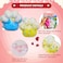 2pcs Big Size Squishy Cat Paw Squeeze Toy with 10 Mini Fluffy Balls, Kawaii Soft Stress Relieving Fidget Toy, Cute Sensory Toy for Kids, Teenagers, Adults, Birthday Gift, Portable Fun