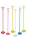 Reusable Colored Balloon Stick Stand Kit with Table Base, 6-Piece Balloon Column Holder