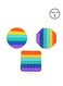 3-Piece Push Pop Bubble Sensory Fidget Toy Set