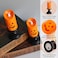6PCS Pumpkin Candle Light, Orange Flameless Candle Lights LED Lamps Festival Decor Light for Halloween Party Table Centerpieces