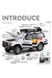 Pullback Toyota Land Cruiser LC80 Off-Road Die-Cast 1:24 Scale Asstd. CZ609A