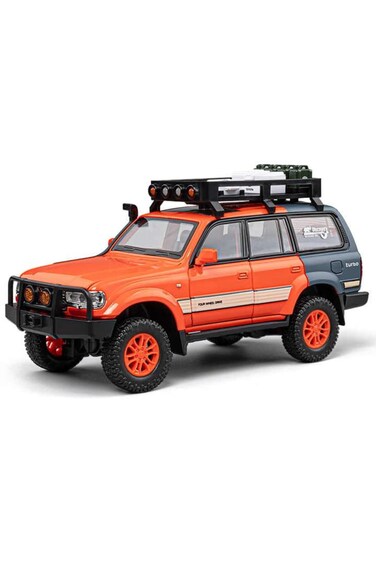 Pullback Toyota Land Cruiser LC80 Off-Road Die-Cast 1:24 Scale Asstd. CZ609A