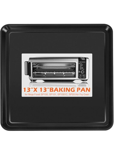 SYOSI Nonstick Baking Sheet for Oven, 13 x 13 Inches Bakeware Compatible with Ninja Foodi SP100, SP101, SP1001C, SP201 Air Fry Oven Replacement Sheet Pan for 8-in-1 Cooking