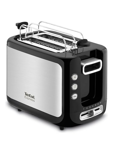 Tefal Toaster, Express Browning / Toasting, 2 Slots, Stainless Steel, Tt365027, Multi Color"Min 1 year manufacturer warranty