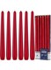 Tall Taper Red Candles (Pack of 12) 25cm Long Candle for Romantic Dinner Long Candles شموع wax candles Red candles long burning candles شمع taper candles unscented dinner candles