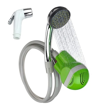 دش وشطاف المسافر قابلين للشحن مع حقيبة DLC-IP3033B دش للتخييم والاستحمام