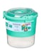 Sistema Lunch Stack To Go Round Teal