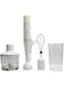 SK-1711-4 1000W Electric Hand Blender, 5-Speed, 4 in 1: [Hand Blender, egg whisk, Meat Chopper, Measuring Cup 700ML], For Smoothies, Soups
