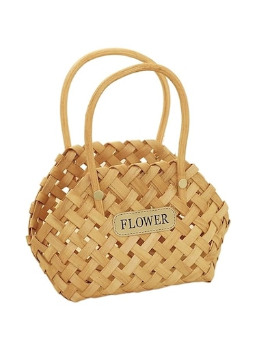 BOLNEY Picnic Baskets, Basket Wicker Baskets For Flowers Wicker Baskets Decorative Flower Basket for Picnic (Color : 03)