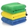 Multicolor Microfiber Cleaning Cloth Towels For Cars And Home - 3 Pack