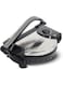 Roti &amp; Tortilla Maker, Non-Stick Chapathi Press   Adjustable Thermostat, Cool Touch Handle   Ideal for Homemade Breads, Tortillas, Flatbreads   Black/Silver   Compact Design