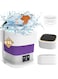 PFATURKHN 60W Portable Washing Machine,11.5L Small Fold Washing Machine with Spin Dryer,Mini Foldable Clothes Washer,Small Collapsible Laundry Washer for Travel,Apartment,Underwears,Socks (Purple)
