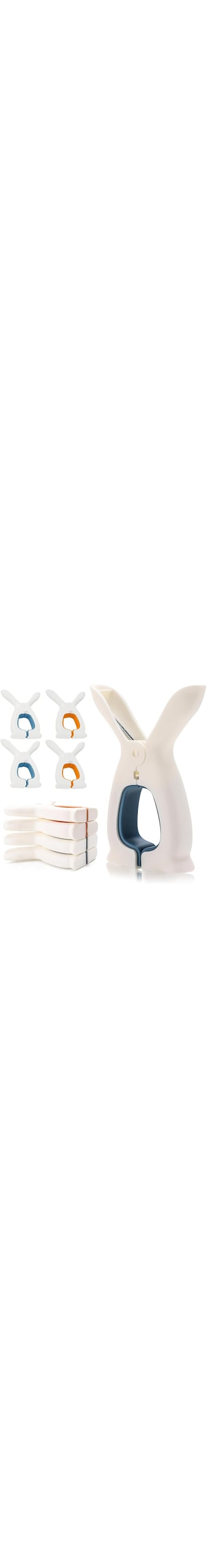 Rayyan Beach Towel Clips,Plastic Clothespin,Heavy Duty Clothes Pins,Quilt Clips,Plastic Strong Clip for Beach Chairs,Towels,Sheets Clothespins Windproof Clamps Easy Store (4.5 Inch Large Clips,4PCS)