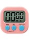 Kitchen Timer for Cooking Big Digits Loud Alarm Magnetic Backing Stand Cooking Timers for Baking Pink