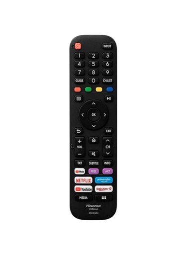 Universal Replacement for Hisense-VIDAA-TV-Remote, New Upgraded Infrared Hisense Remote Control EN2G30H/EN2A30,with Netflix, Prime Video, YouTube, Rakuten TV Buttons