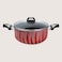 Kawashi 30 cm Non‑Stick Casserole Pan   Clear Tempered Lid with Steam Vent