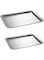 Blackstone Non Stick Cookie Sheet Baking Pan Tray, Rectangle BSC0701+BSC0702(SET OF 2)