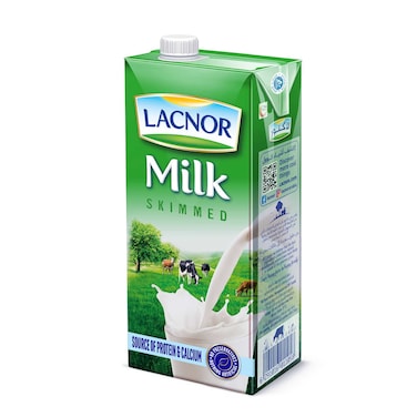Lacnor UHT Skimmed Milk, 1L
