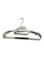 ManGotree 10-Pack Plastic Clothes Hangers,Ultra Thin Non Slip Clothes Hanger Space Saving Coat Hangers, 360&deg;Rotating Hook,Pant Hangers (SG-WT-BLUE)