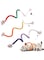 Sisal Rope Cat Toys,3 Pack Bite-Resistant Catnip Toys,Cat Toys for Bored Indoor Cats, Safe Teeth Cleaning Chew Cat Toy,Interactive Cat Kicker Toys for Indoor Cats, Kitten Toys 27&quot; All Breeds