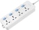 Gongniu 4 Socket Extension Board with 4 Switch and Wire   Power Extension for Home, Office   Extension Socket