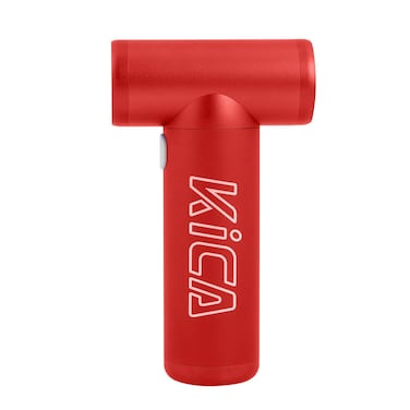 Kica Portable Fan, Lightweight &amp; Compact Design, 86000 RPM Rotating Speed, 11.5 m/s Airflow, Manual &amp; Power Modes, Ideal for Cleaning, Drying, Inflating, Dust Removal, Red