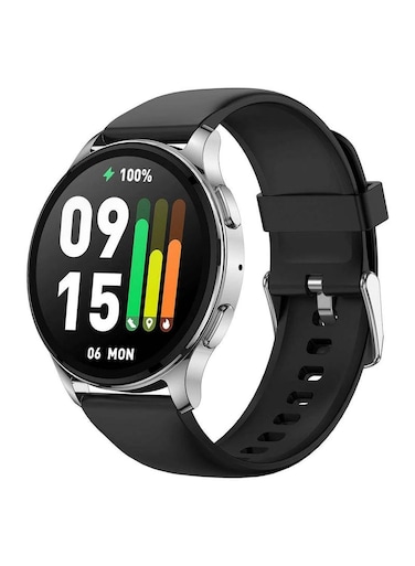 Pop 3R Smart Watch With 1.43" (3.6 Cm) AMOLED Display, BT Calling and AI Voice Assistance Silver