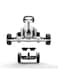 Segway Ninebot Gokart Kit V2 with Ninebot Mini Pro V2 , 24 km/h Max Speed , 15 km Range (9 Miles) , Adjustable Frame , App Control , IPX4 Water Resistant , Designed to Fit Most Riders
