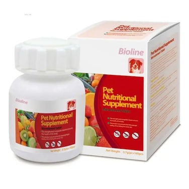 Bioline Dog Supplement &ndash; 160 Microelement Capsules for Overall Health &amp; Vitality