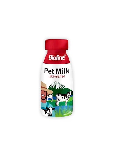 حليب الحيوانات الأليفة خالي من اللاكتوز للقطط والكلاب - 220 مل