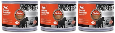 Pack of 3 Bioline Natural Feast Pate Cat Can Salmon Flavor 170g