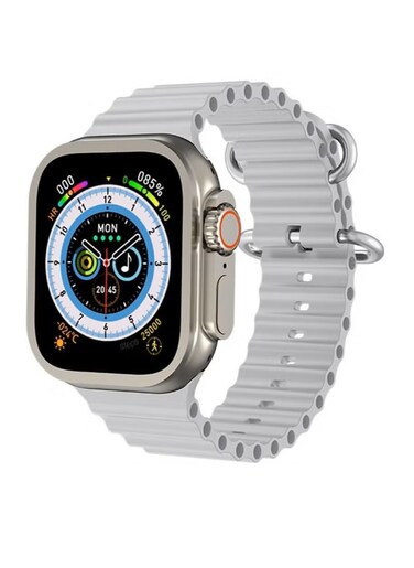 WK 8 Ultra 2.05 Smart Watch, Full Touch Screen, HD Display, Always-On Bluetooth Connection, Various Motion Modes, Includes 2 Straps
