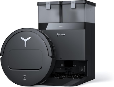 ECOVACS 2025 Deebot T50 PRO Omni Robot Vacuum And Mop, 8.1cm Ultra-Thin, 15000Pa Suction, ZeroTangle, TruEdge, Obstacle Avoidance, Auto Mop Wash/Dry/Refill, Self-Emptying, Pet Hair Friendly