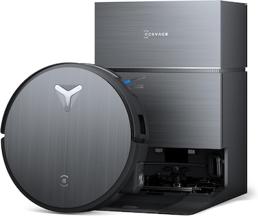 ECOVACS DEEBOT X11 PRO Omni Robot Vacuum Cleaner With Mop Function, 19500 Pa, OZMO Roller 2.0, ZeroTangle 3.0, TruEdge 3.0, Climbing Max 4 cm Height, Extending Mop, All-In-One Omni Station