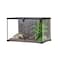 Reptizoo Mini Glass Reptile Habitat - 50.8x30.5x24.4cm Black