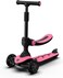 Lamborghini Pink Scooter with Seat For Kids Ages 3-8, 3 Wheel Scooter For Kids with Adjustable Height, Folding Kids Scooter, Extra Wide Deck Outdoor Playing Activities For Boys/Girls