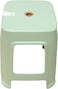 Durable Plastic Stool for Home, Kitchen, Bathroom, and Outdoor Use &ndash; Lightweight, Stackable, and Heavy-Duty Multipurpose Seating for Adults and Kids &ndash; Non-Slip Base and Ergonomic Design (Light Green)