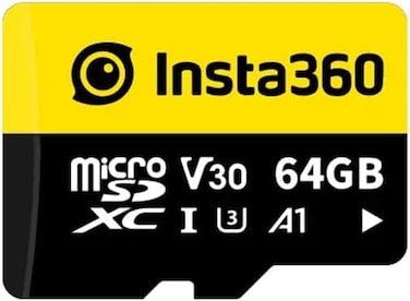 Insta360 64GB UHS-III V30 MicroSD Memory Card For One X/One X2 / X3 / X4, One R/One RS, Ace Pro And Sphere Action Cameras