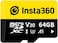 Insta360 64GB UHS-III V30 MicroSD Memory Card For One X/One X2 / X3 / X4, One R/One RS, Ace Pro And Sphere Action Cameras