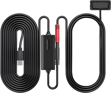 DDPAI OBD Hardwire Kit for Dash Cam Z60, Z60Pro Compatible with Z60 and Z60 &pi;Link Models, Enabling 24 Hours Parking Monitor, 12V/2A to 5V/3A, 3 Meters Long