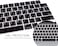 US Layout Arabic English Silicone Keyboard Cover Skin for 2023/2022 MacBook Air 13.6/15.3" A2941/A2681, 2023/2022 MacBook Pro 14" Model A2442/A2779 M1 &amp; MacBook Pro 16" Model A2485/A2780 M1, Black
