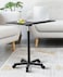 Desk Mobile Table for Sofa, Bedside, and Office &ndash; Adjustable Height Laptop &amp; Worktable for Home Office, Standing &amp; Sitting Use" Black