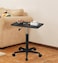 Desk Mobile Table for Sofa, Bedside, and Office &ndash; Adjustable Height Laptop &amp; Worktable for Home Office, Standing &amp; Sitting Use" Black