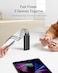 VEGER Power Bank 10000mAh, 22.5W Fast Charging Portable Charger Built-in Cables &amp; AC Wall Plug with USB-C &amp; 2 USB Outputs,1 Inputs,LED Lights, Phone Charger for iPhone/Google/LG/Android etc