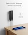 VEGER Power Bank 10000mAh, 22.5W Fast Charging Portable Charger Built-in Cables &amp; AC Wall Plug with USB-C &amp; 2 USB Outputs,1 Inputs,LED Lights, Phone Charger for iPhone/Google/LG/Android etc