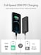 VEGER Built-in UK Plug Power Bank&amp;Wall Adapter PD 20W 10000mAh-VP1145