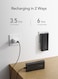 VEGER Built-in UK Plug Power Bank&amp;Wall Adapter PD 20W 10000mAh-VP1145