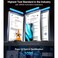 Torras Mil-Grade Shatterproof For iPhone 16 Pro Max Privacy Screen Protector, 9H+ Unbreakable From 12FT Drop, Anti Spy Edge To Edge Tempered Glass, Bubble Free, One-Pull Installation, Black, X00FX1567